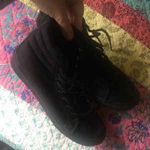 Black High Top Vans